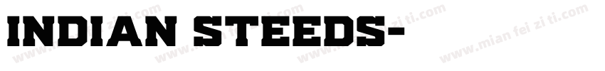 Indian Steeds字体转换